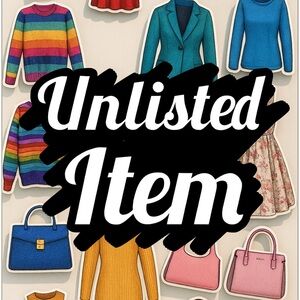 Unlisted item for sale